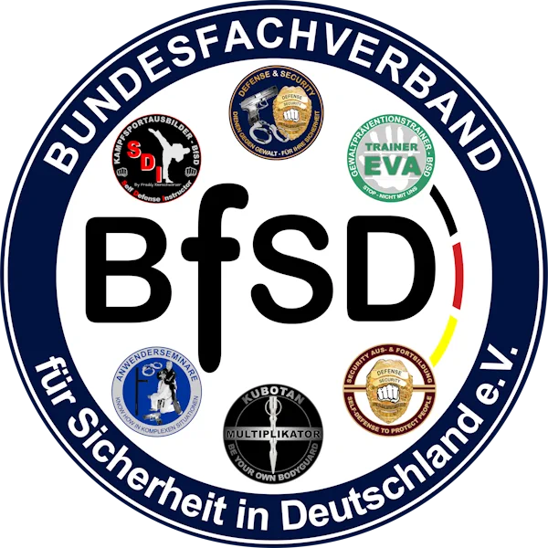 Bundesfachverband f&uuml;r  Sicherheit in Deutschland Logo